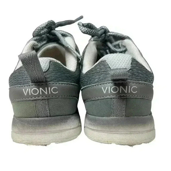 Vionic Brisk Miles Gray Low Top Sneakers Women's 6 - Picture 5 of 11